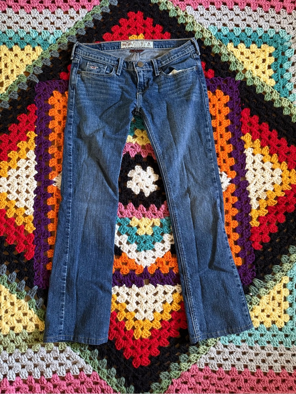 Y2K Hollister Blue Denim Stretch Jeans